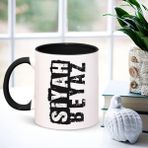 Leydi Collection Siyah Beyaz Temalı 001 Kupa