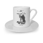 Leydi Collection Tarot The Hermit Gizemli Adam Türk Kahvesi Fincanı