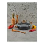 Leydi Marble Natura Granit Kısa Tencere 22 Cm