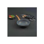 Leydi Marble Natura Gri 28 cm Granit Wok Tava