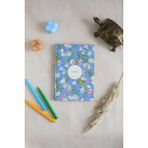 Leylak Desenli Bez Ciltli Defter - 2