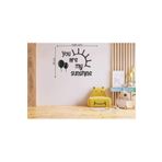 Leylaser 120x80 cm You are My Sunshine Ahşap Duvar Yazısı