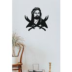 Leylaser 50x50 cm Hz. Ali Zülfikar Lazer Kesim Ahşap Duvar Dekoru
