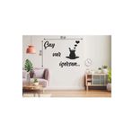 Leylaser 80x60 cm Çay Var İçersen Ahşap Duvar Yazısı