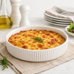 Leymaison Ley Maison Saturn 24 cm Porselen Fırın Kabı | Yuvarlak Borcam Sunum ve Fırın Tepsisi
