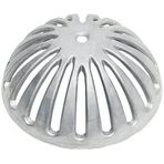 Leyso Mutfak, Restoran, Bar, Büfe veya Yemek Hizmeti için FS-DS Ağır Hizmet Alüminyum Kubbe Lavabo Tahliye Süzgeci Zemin Tahliyesi Kapağı. 1,5 cm Çap x 5,5 cm Y (1 adet)