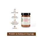 Lezzet Aslında Keçiboynuzlu Badem Ezmesi 300 g – Şeker İlavesiz, Katkısız