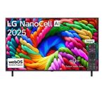 LG 75NANO90A6BZ 75 inç 190 cm UHD 4K Smart TV AI Sihirli Kumanda webOS25,Uydu Al