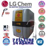 Lg Chem Cool Gri Siyah Pompalı 12 Litre 7 Filtre 14 Aşama Su Arıtma Cihazı