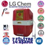 Lg Chem Cool Kırmızı Beyaz Pompalı 12 Litre 7 Filtre 14 Aşama Su Arıtma Cihazı