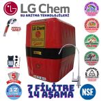 Lg Chem Cool Kırmızı Siyah Pompalı 12 Litre 7 Filtre 14 Aşama Su Arıtma Cihazı