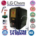 Lg Chem Cool Siyah Pompalı Montaj Dahil 12 Litre 7 Filtre 14 Aşama Su Arıtma Cihazı