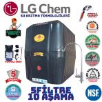 Lg Chem Cool Siyah Pompalı Montaj Dahil 8 Litre 5 Filtre 10 Aşama Su Arıtma Cihazı