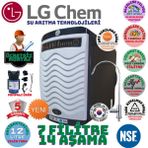 Lg Chem Gold Plus Pompalı Montaj Dahil Beyaz-Siyah Renk 12 Litre 14 Aşama 7 Filitre Su Arıtma Cihazı