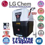 Lg Chem Platinum Beyaz Siyah Pompalı 12 Litre 7 Filtre 14 Aşama Su Arıtma Cihazı