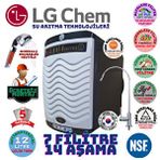 Lg Chem Plus Ücretsiz Montaj Siyah-beyaz Renk 12 Litre 7 Filitre 14 Aşama Su Arıtma Cihazı