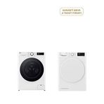 Lg F4y5eyw0w Vivace 11 Kg 1400 Devir Çamaşır Makinesi + Rh90v3av0n 9 Kg Çamaşır Kurutma Makinesi - Beyaz