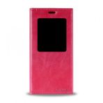 Lg G2 Mini D610 Gizli Miknatisli Pencereli Premium Magnum Kilif Pembe