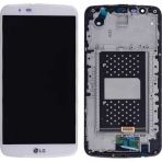 Lg K10 Tv Çift Sim Lcd Ekran + Dokunmatik Panel Beyaz Cep Telefonu Ekranı