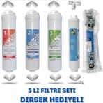 Lg Kapalı Kasa Su Arıtma Cihazı Filtresi 5li Filtre Seti Inline Set