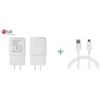 LG MCS-04ED-B Beyaz Şarj Aleti Cihazı ve Data Kablosu