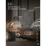Lg SH5A 600W 4.1 Kanal Soundbar Subwoofer ve Aı Ses Pro Ev Sinema Sistemi - Siyah