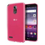 Lg Stylus 3 Kılıf Ultra İnce Silikon Kapak 0.2 Mm Pembe