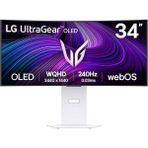 Lg Ultra Gear Oyun Monitörü 34″ Kavisli, Wqhd, OLED Panel, Akıllı, HDR10, 240 Hz, 0,03 Ms (34GX90SA-W) - 100 Hz
