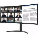 Lg Ultra Geniş Monitör 34″ Kavisli, Qhd, Ips Paneli, Usb-C, Hdr10, 75 Hz, 5 Ms (34Wr55qc-B)
