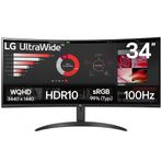 LG UltraWide 34WR50QK-B 100Hz 5ms Curved Monitör