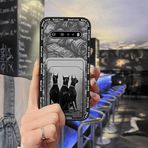 LG V60 ThinQ 5G için Lulumi-telefon kılıfı, kart kılıfı telefon kapağı koruyucu yumuşak kılıf silikon telefon koruyucusu moda tasarımı karikatür arka kapak dayanıklı toz önleyici cep telefonu kılıfı