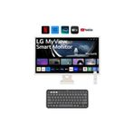 LG Webos 32 Inç 80 Ekran 60 Hz 8 MS IPS Fulhd Smart Monitör Tv+Logitech Kablosuz Klavye