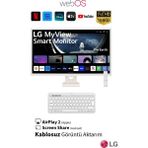 Lg Webos Akıllı Tv Wi-Fi Apple-Android Bağlantı IPS 1920X1080 Fulhd 32 Inç 80 Ekran Smart Monitör Tv - beyaz