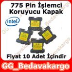 LGA 775 10 Adet İşlemci Yuvası Koruma Kapağı