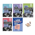 LGS 8. Sınıf Beceri Temelli Soru Bankası Matematik Fen Türkçe İnkılap ve Paragraf 5li Set