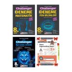 Lgs 8. Sınıf Challenger 5'li Genel Matematik Fen Deneme Set