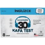 LGS 8.Sınıf İngilizce İlk Kaynağın 30 Kafa Test Kafadengi Yayınları