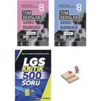 LGS 8. SINIF TÜM DERSLER SAYISAL - SÖZEL VE KRİTİK 500 SORU 3LÜ SET