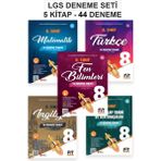 Lgs Hazırlık Branş Deneme Seti | Türkçe, Matematik, Fen, Ingilizce, T.c. Inkılap Deneme Seti Kitapları