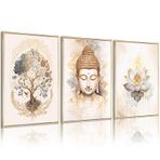 Lhoiplme Zen Duvar Sanatı Dekor Buda Lotus Çiçeği Sanat Eseri Hayat Ağacı Kanvas Tablo Yoga Meditasyon Stüdyo Duvar Sanatı Farkındalık Manevi Enerji Posteri Oturma Odası Yatak Odası için 20x20x7 cm