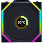 Li Unı Fan Sl Wıreless LCD 1X120MM Siyah Kasa Fanı (G99.12SLLCD1W1B.00)