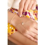 Lia Berto Kadın Altın Yıldız Model 925 Ayar Gümüş Şahmeran