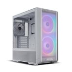 Lian Li G99.LAN216RW.00 Lancool 216 White 2x160 mm ARGB Fan Temperli Cam E-ATX Mid-Tower Gaming Kasa