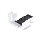 Lian Li O11DE-1W Pcıe Gen4 X16 Riser Kablolu Beyaz Dikey Ekran Kartı Tutucu Kiti (O11 Dynamic Evo ile Uyumlu)