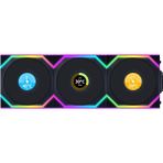 Lian Li Uni Fan Reverse Sl Wireless LCD 3X120MM Rgb Kablosuz Kasa Fanı Siyah - Renkli