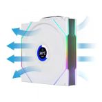 Lian Li Unı Fan Reverse Tl Wıreless Lcd 3X120mm Beyaz Kasa Fanı