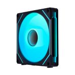 Lian Li UNI Fan SL-Infinity 140 Ters Bıçak-Tekli Paket-ARGB Fan-Papatya-Zincir Tasarımı-Sonsuzluk Ayna-Özelleştirilebilir Aydınlatma Efektleri-Kontrolörsüz-Siyah-(14RSLIN1B)