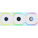 Lian Li UNI FAN SL WIRELESS LCD 3x120mm Beyaz Kasa Fanı