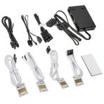 Lian Li UNI HUB SL-INF Controller – RGB ve fan kontrolü, UNI FAN SL-INF, L-Connect 3, 16 fana kadar, ARGB & PWM Hub, beyaz