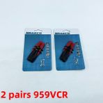Liangduo Shop 2 Çift 959VCR Stili 1 Çift Mtb Dağ Yolu Bisiklet Bisiklet Bisikleti Frenleme V-Fren Tutucu Ayakkabı Lastik Pedler Bloklar Dayanıklı Parçalar 959VC 959VCR 959V (Yurt Dışından) - Renkli